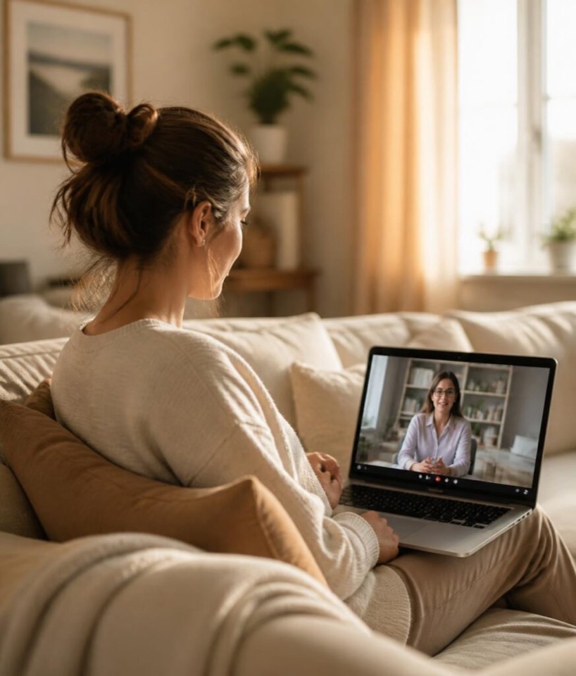 Path 2 Purpose (California Virtual & Outpatient Program): Evening virtual group therapy circle for working professionals and parents across California