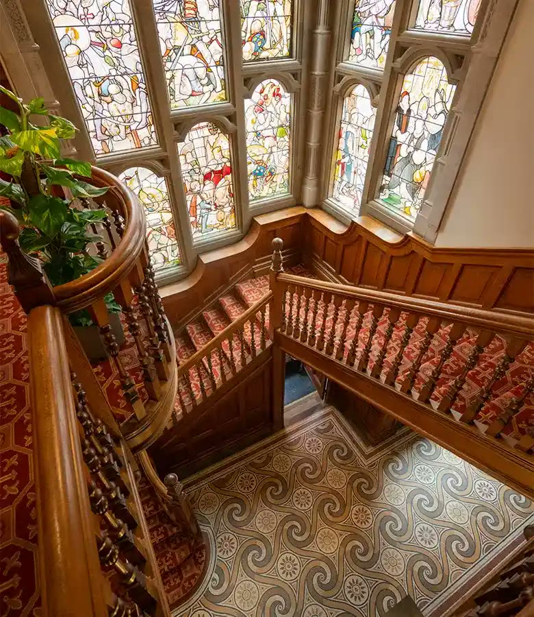 Steps Together Rainford Hall: Historic Victorian country house set within 350 acres of private woodland in St Helens, Merseyside